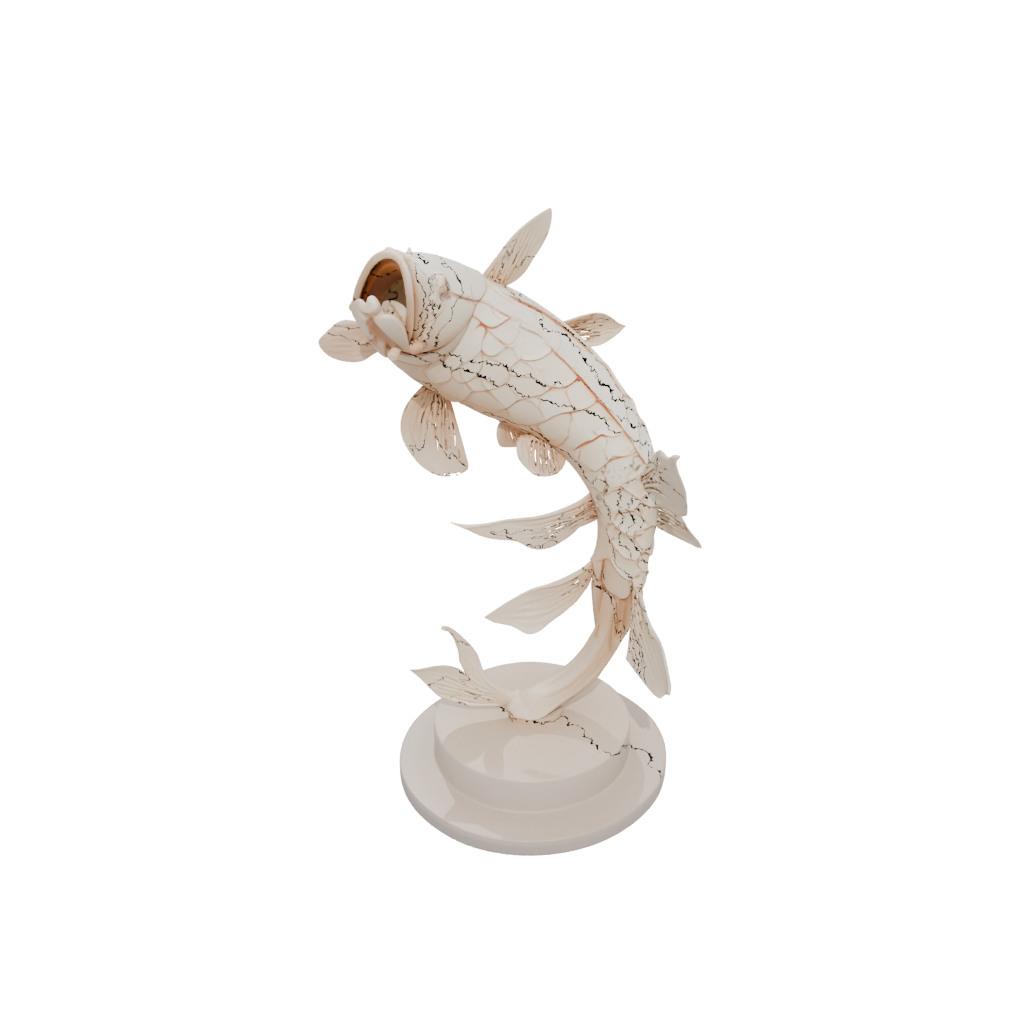 Low-Poly Geo Flexi Koi Fish