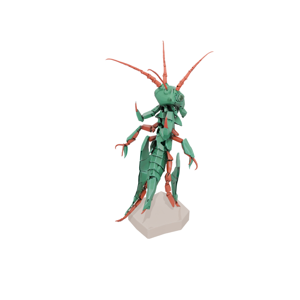 Low-Poly Geo Flexi Mantis Shrimp