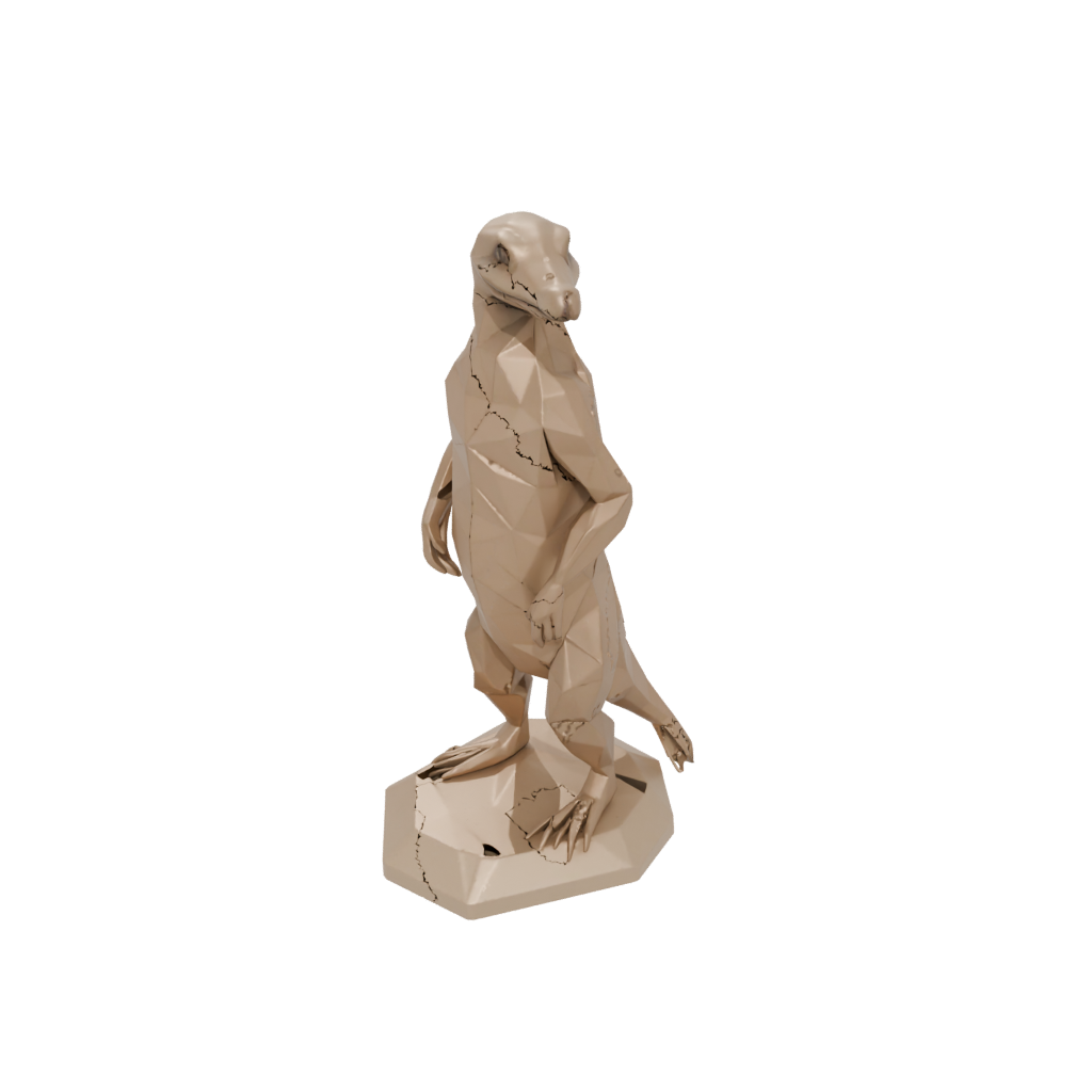 Low-Poly Geo Flexi Platypus