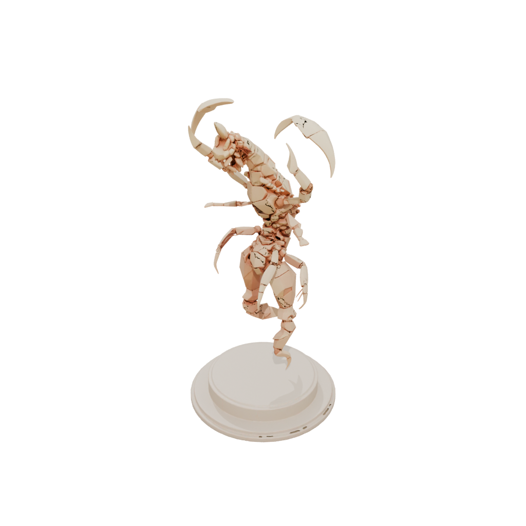 Low-Poly Geo Flexi Scorpion