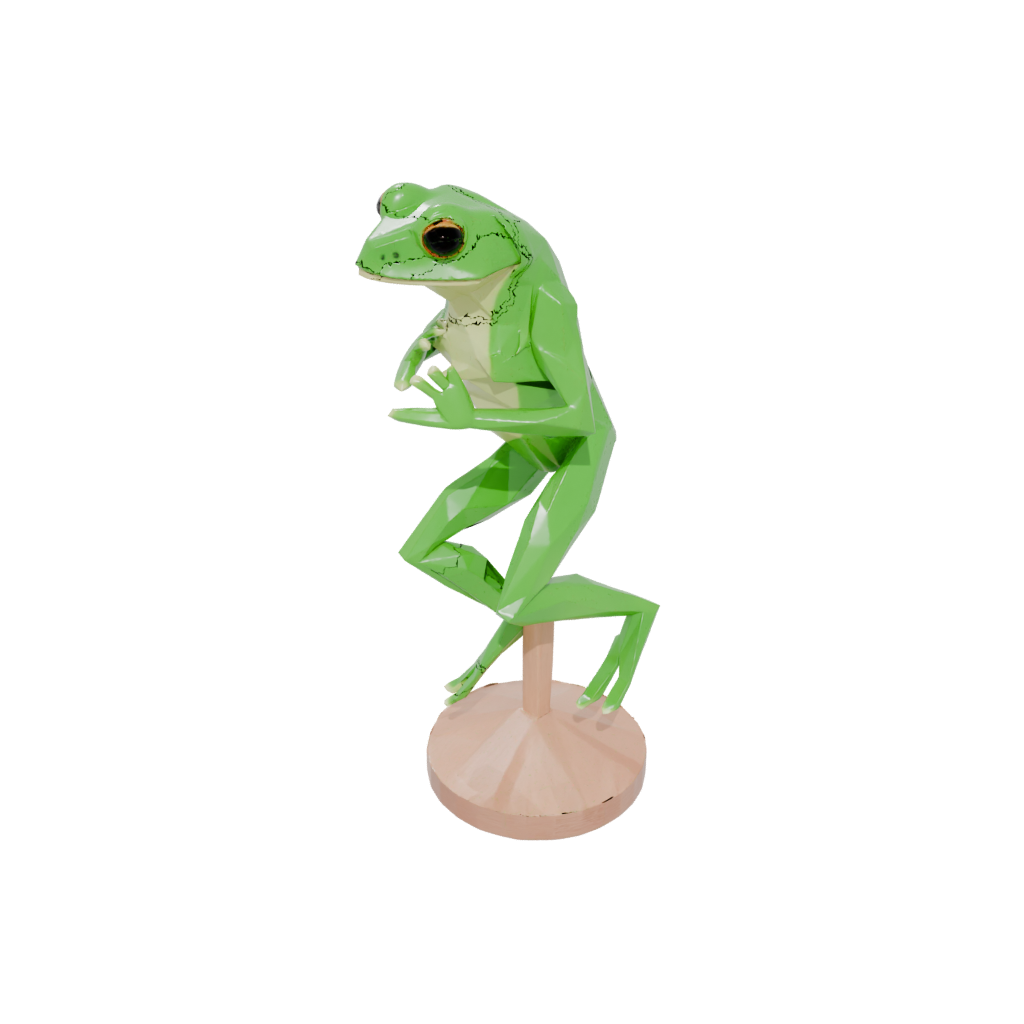 Low-Poly Geo Flexi Tree Frog