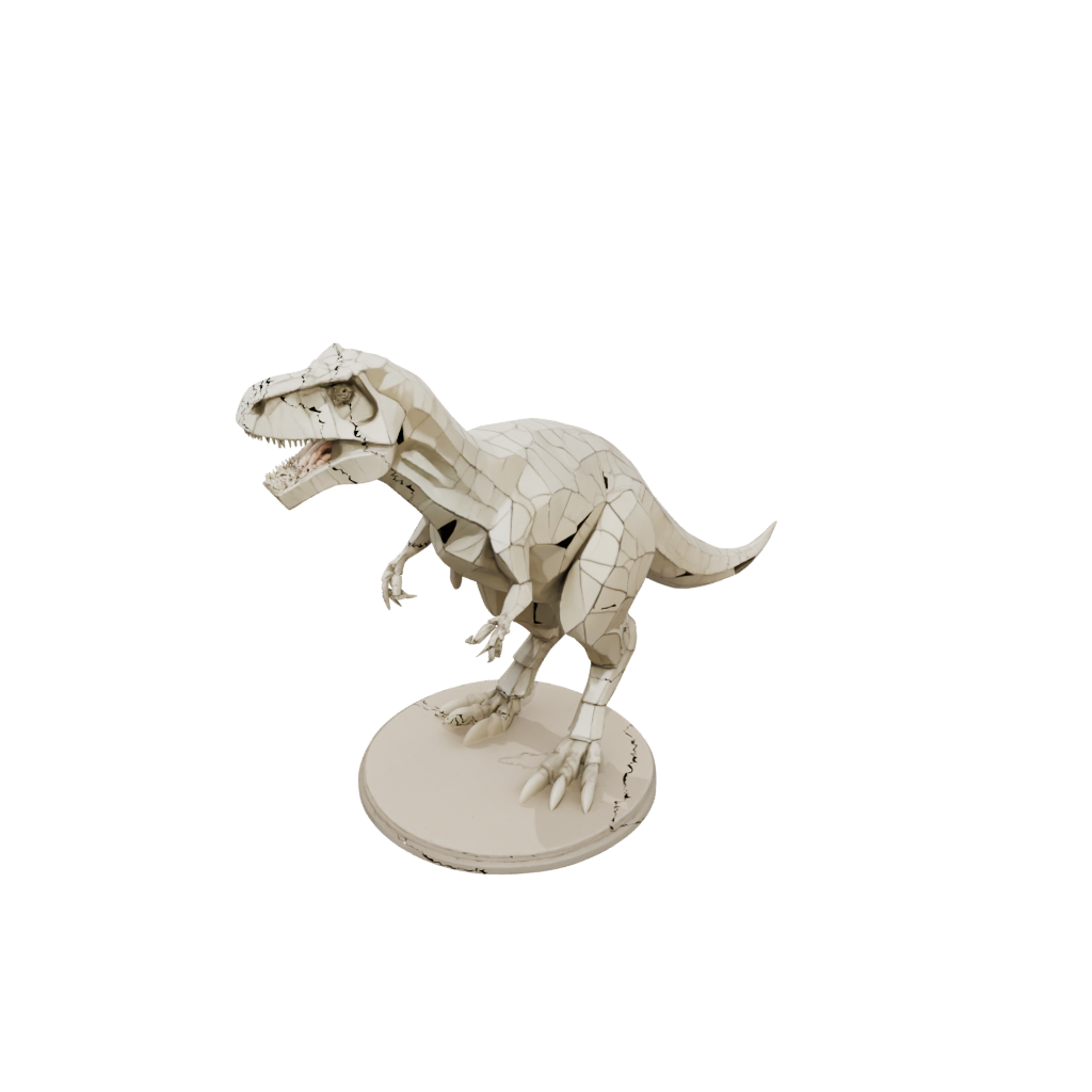 Low-Poly Geo Flexi Tyrannosaurus Rex