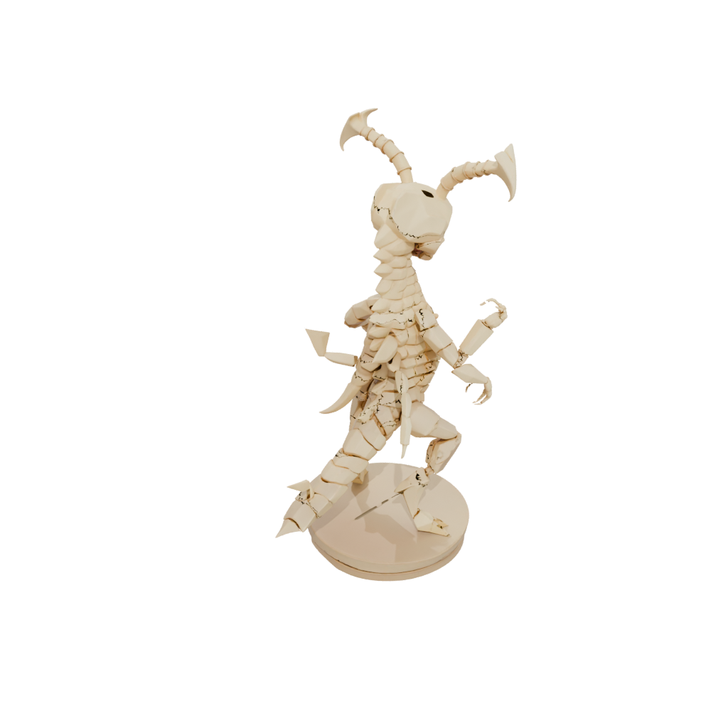 Low-Poly Kawaii Flexi Scorpion