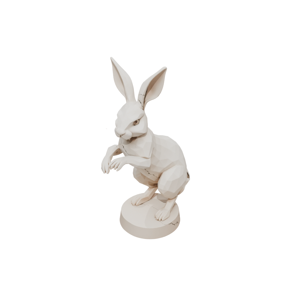 Low-Poly Realistic Flexi Bunny Rabbit