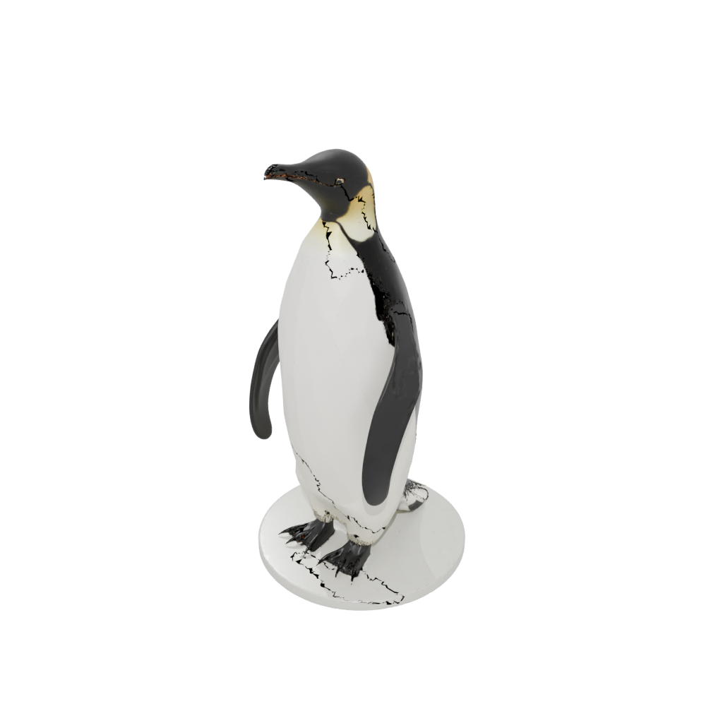 Low-Poly Realistic Flexi Emperor Penguin
