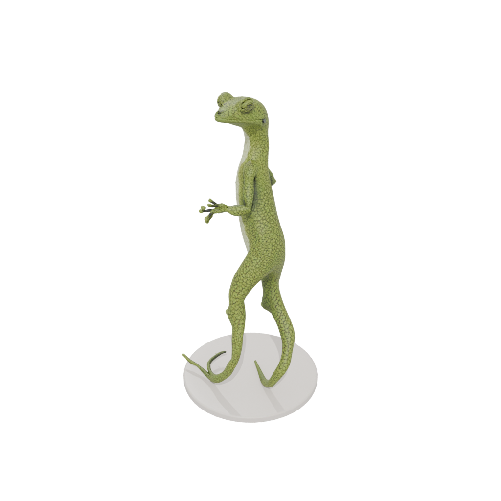 Low-Poly Realistic Flexi Gecko