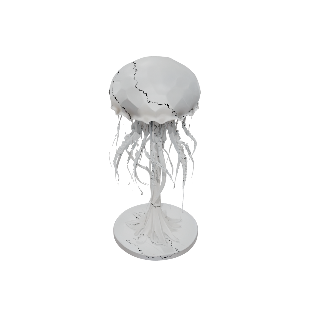 Low-Poly Realistic Flexi Jellyfish