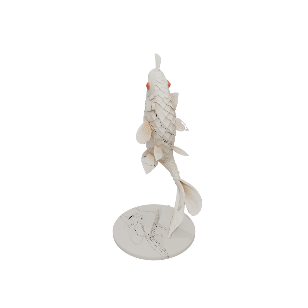 Low-Poly Realistic Flexi Koi Fish