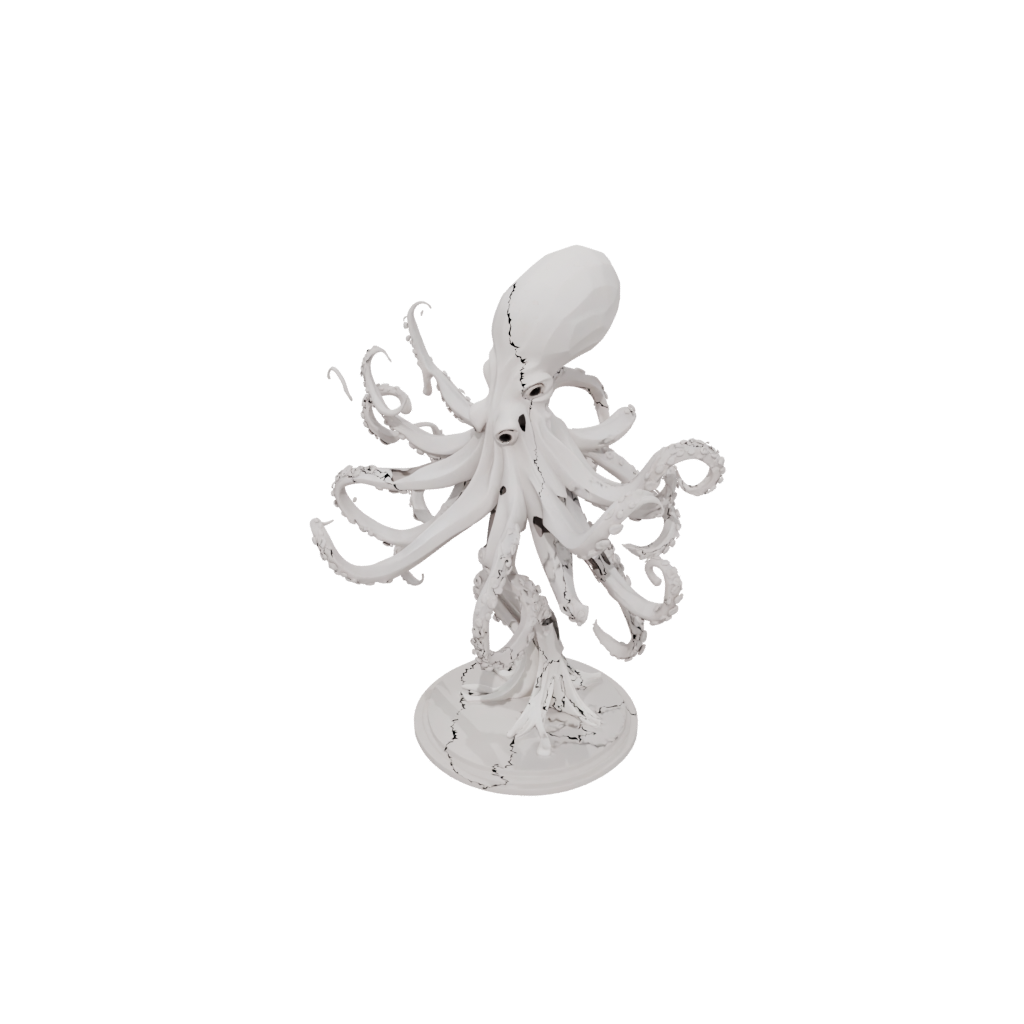 Low-Poly Realistic Flexi Octopus