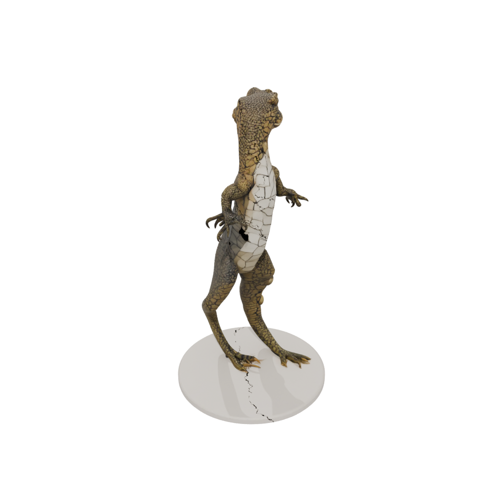 Low-Poly Realistic Flexi Salamander