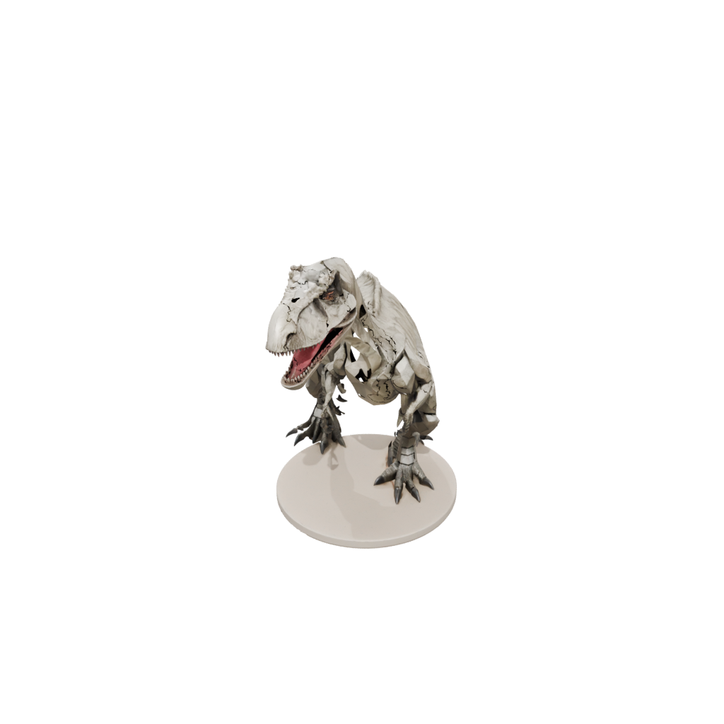 Low-Poly Realistic Flexi Tyrannosaurus Rex