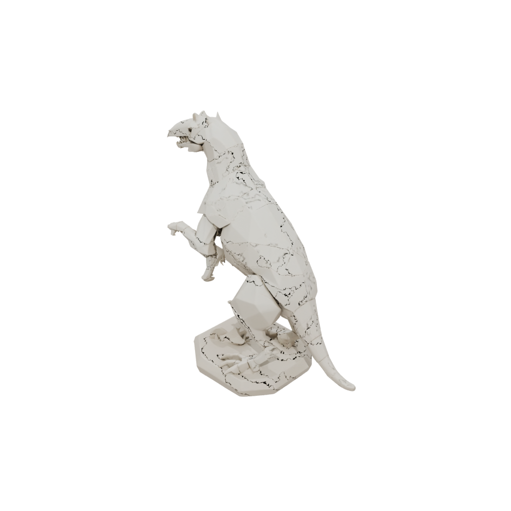 Low-Poly Skeleton Flexi Anteater