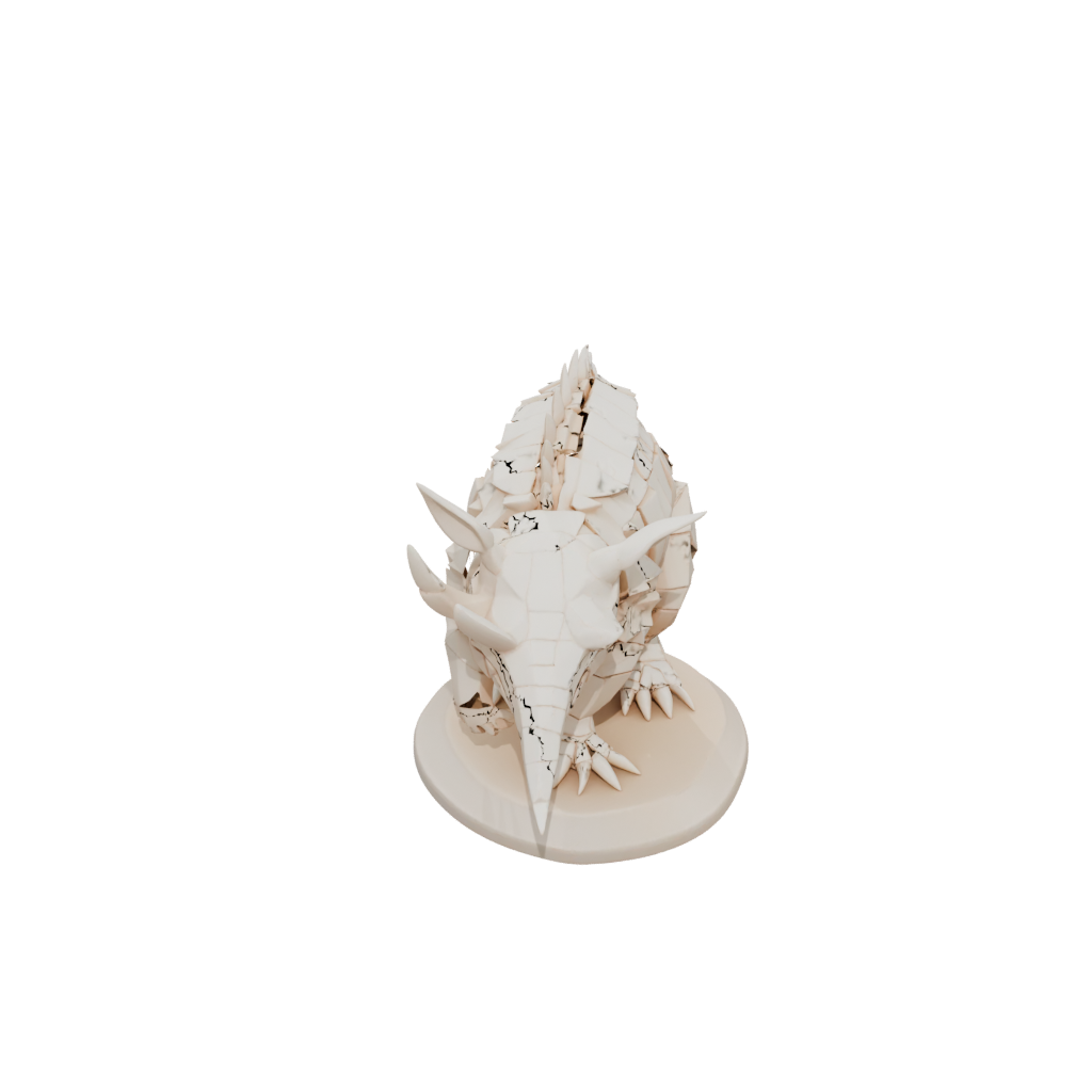 Low-Poly Skeleton Flexi Armadillo