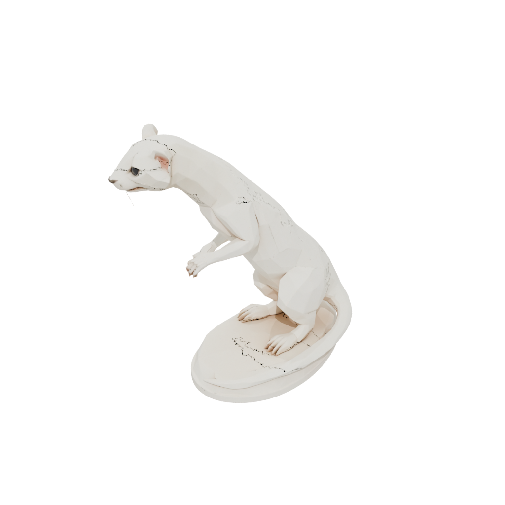 Low-Poly Skeleton Flexi Ferret