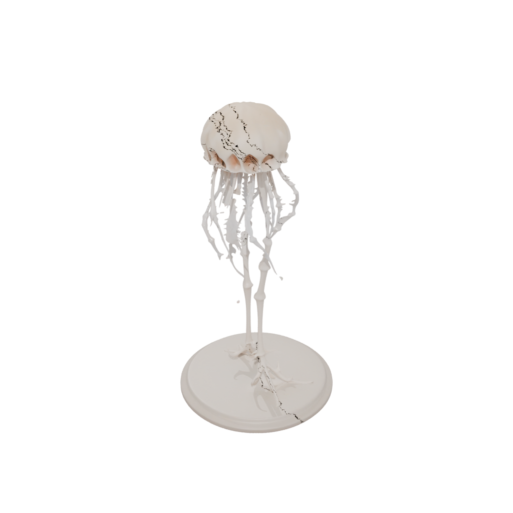 Low-Poly Skeleton Flexi Jellyfish