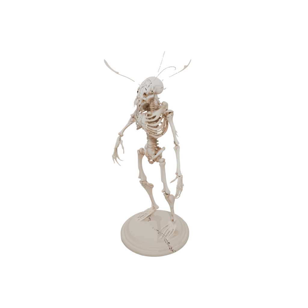 Low-Poly Skeleton Flexi Lobster