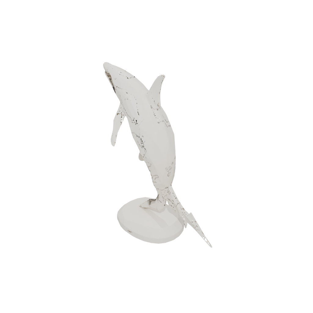Low-Poly Skeleton Flexi Orca Whale