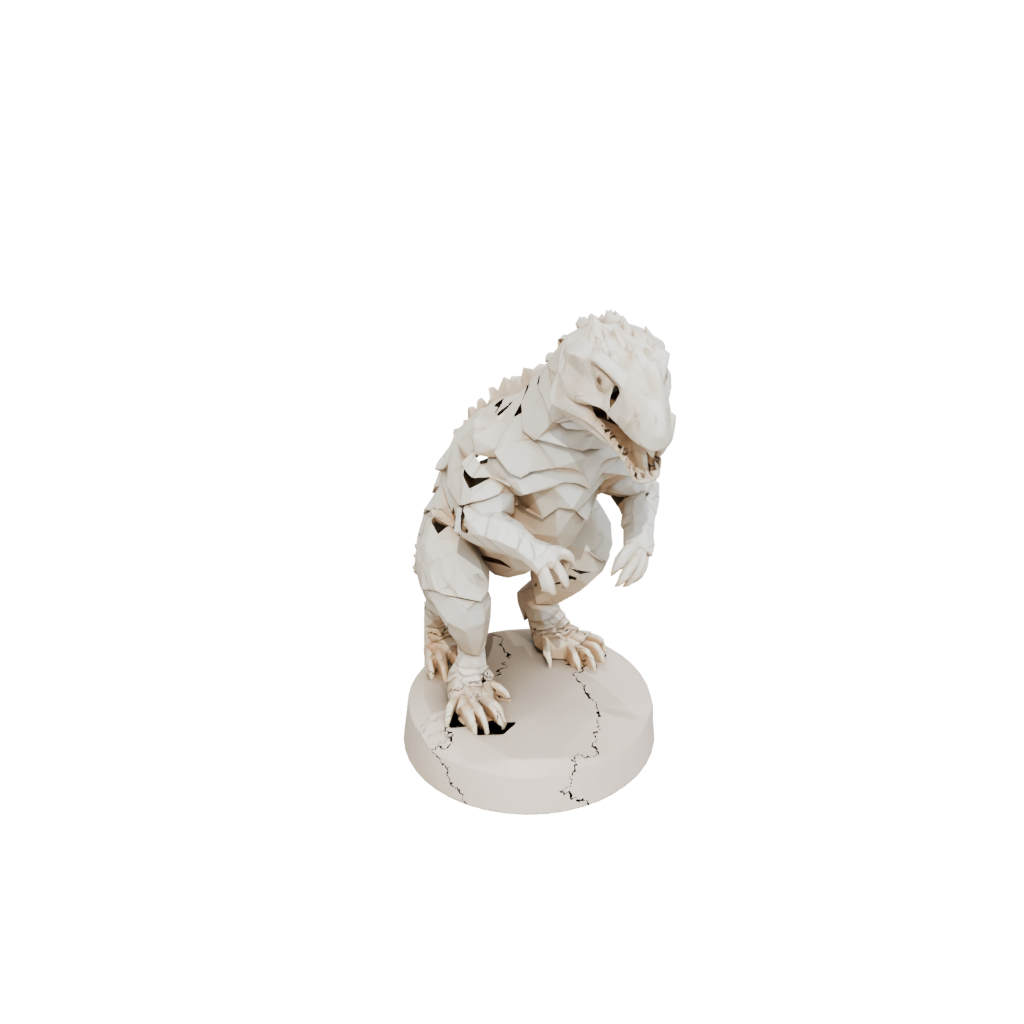 Low-Poly Skeleton Flexi Pangolin