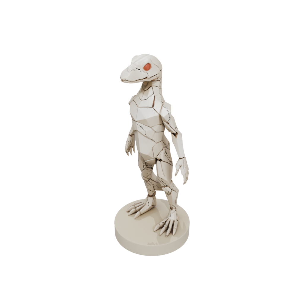 Low-Poly Skeleton Flexi Platypus