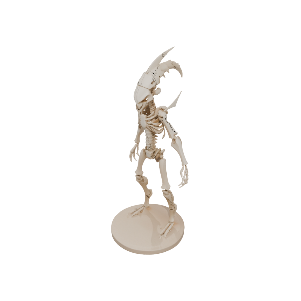 Low-Poly Skeleton Flexi Scorpion