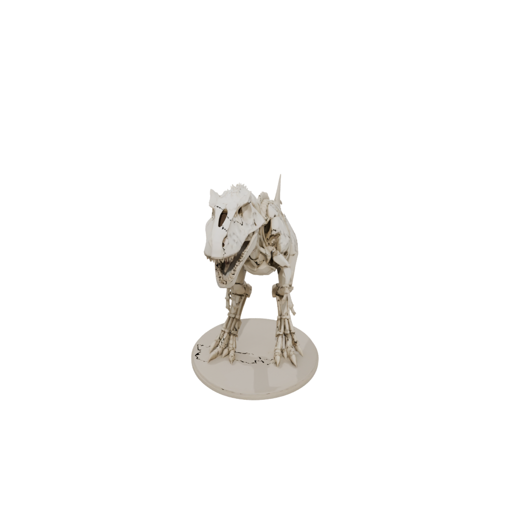 Low-Poly Skeleton Flexi Tyrannosaurus Rex