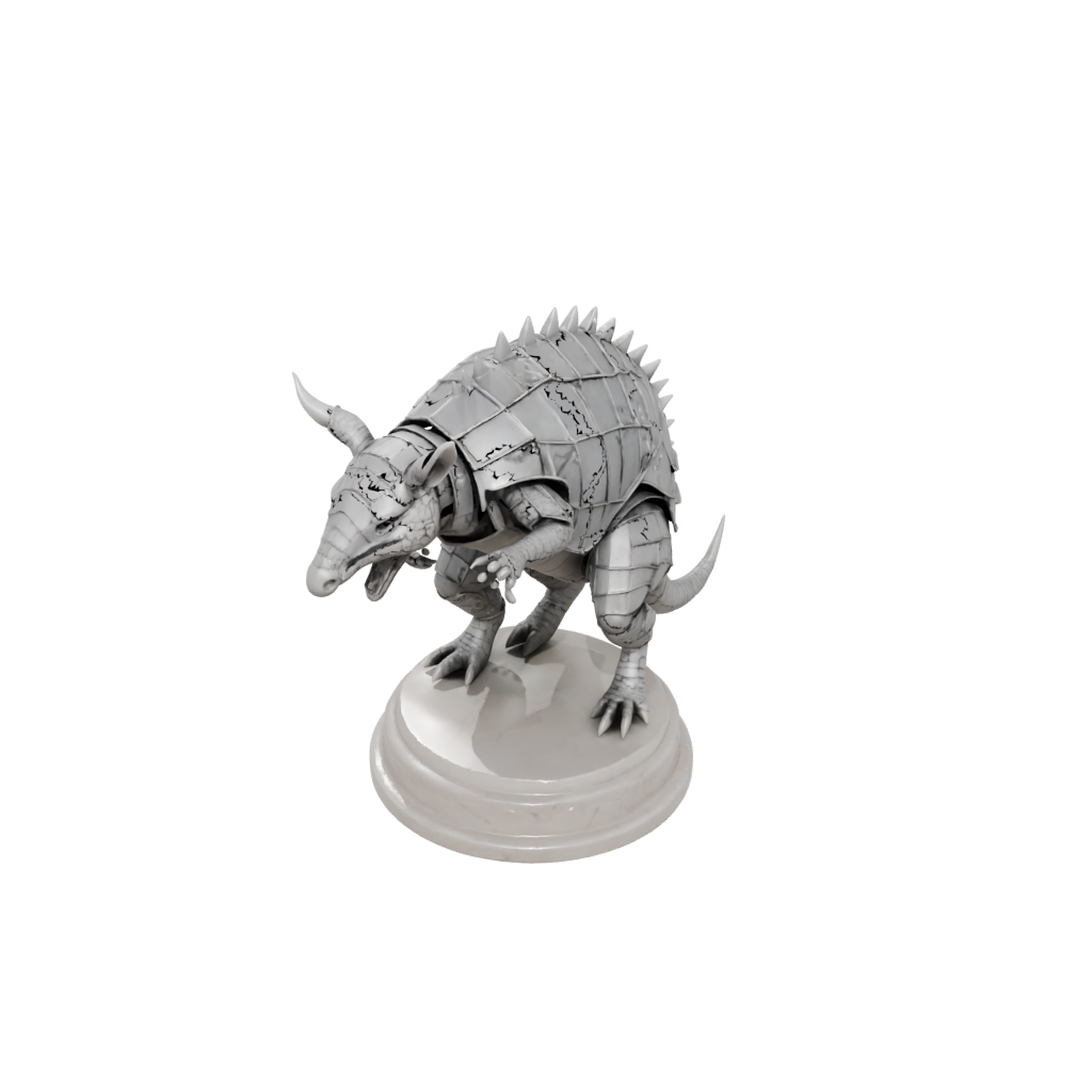 Marble Armored Flexi Armadillo