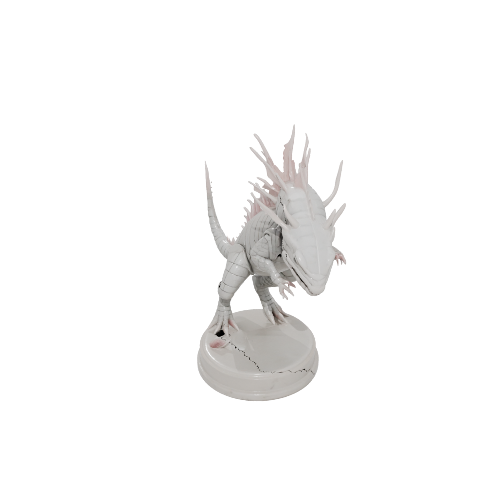 Marble Armored Flexi Axolotl