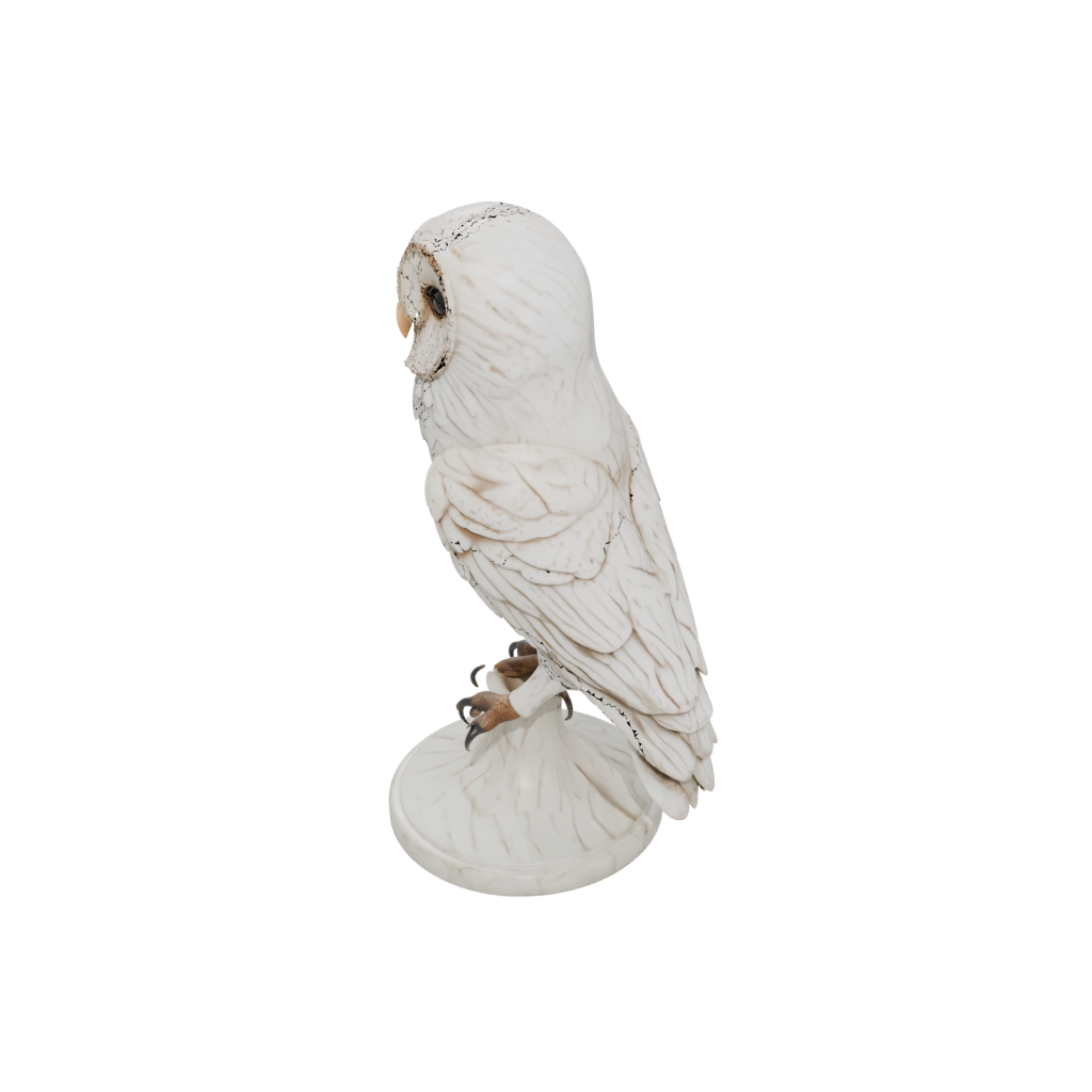 Marble Armored Flexi Barn Owl