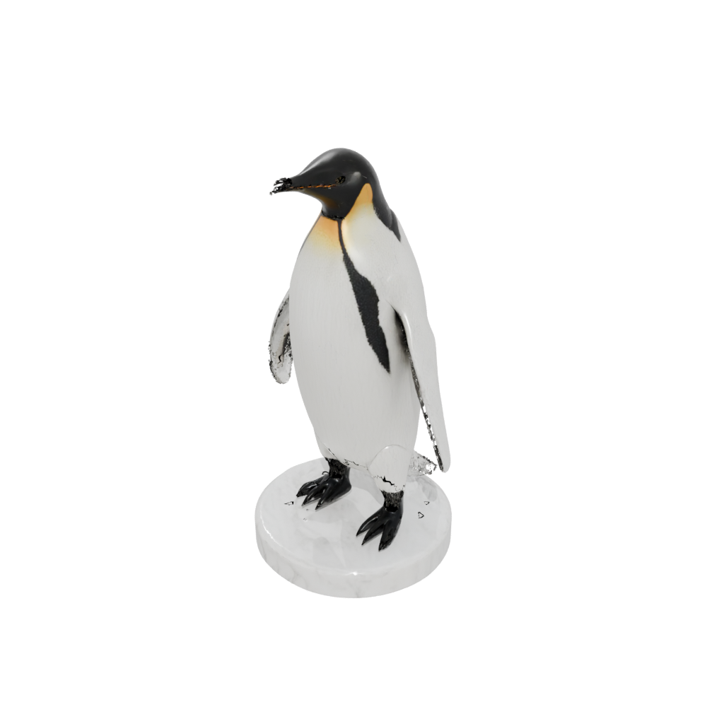 Marble Armored Flexi Emperor Penguin