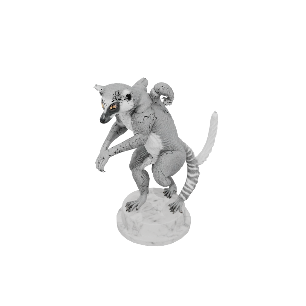 Marble Armored Flexi Lemur