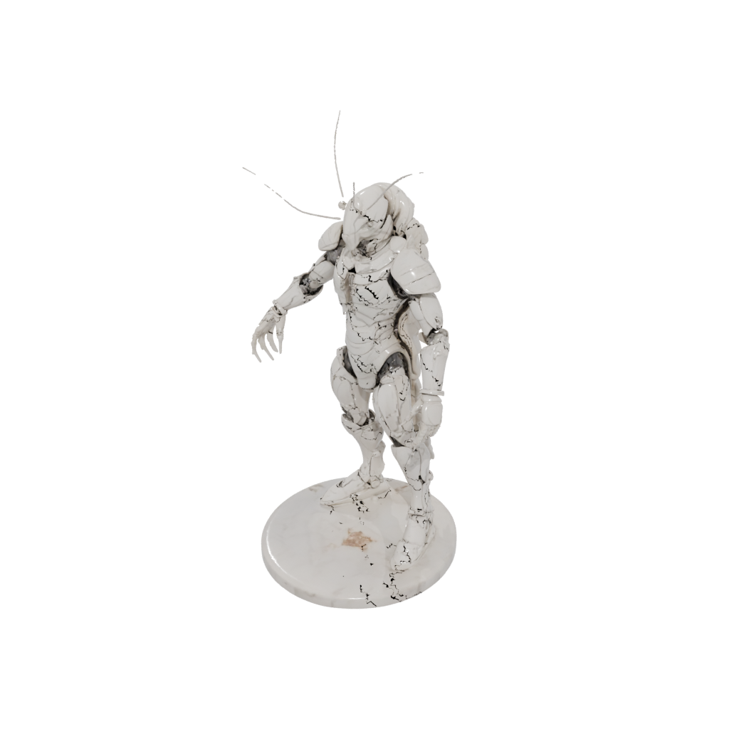 Marble Armored Flexi Lobster