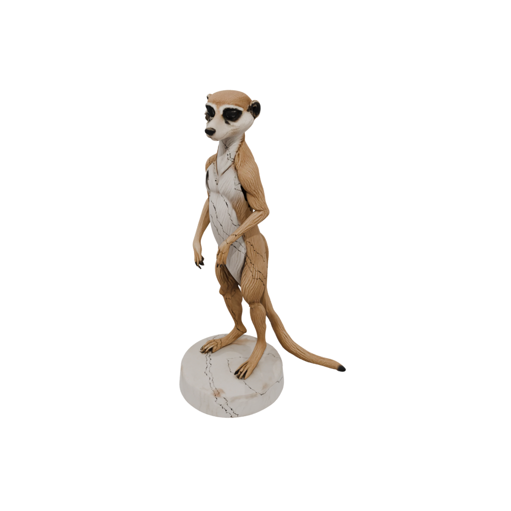 Marble Armored Flexi Meerkat