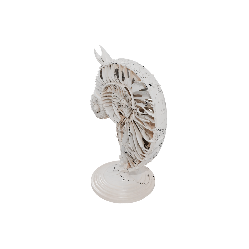 Marble Armored Flexi Nautilus