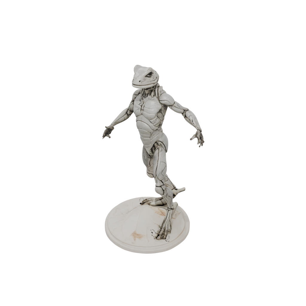 Marble Armored Flexi Newt