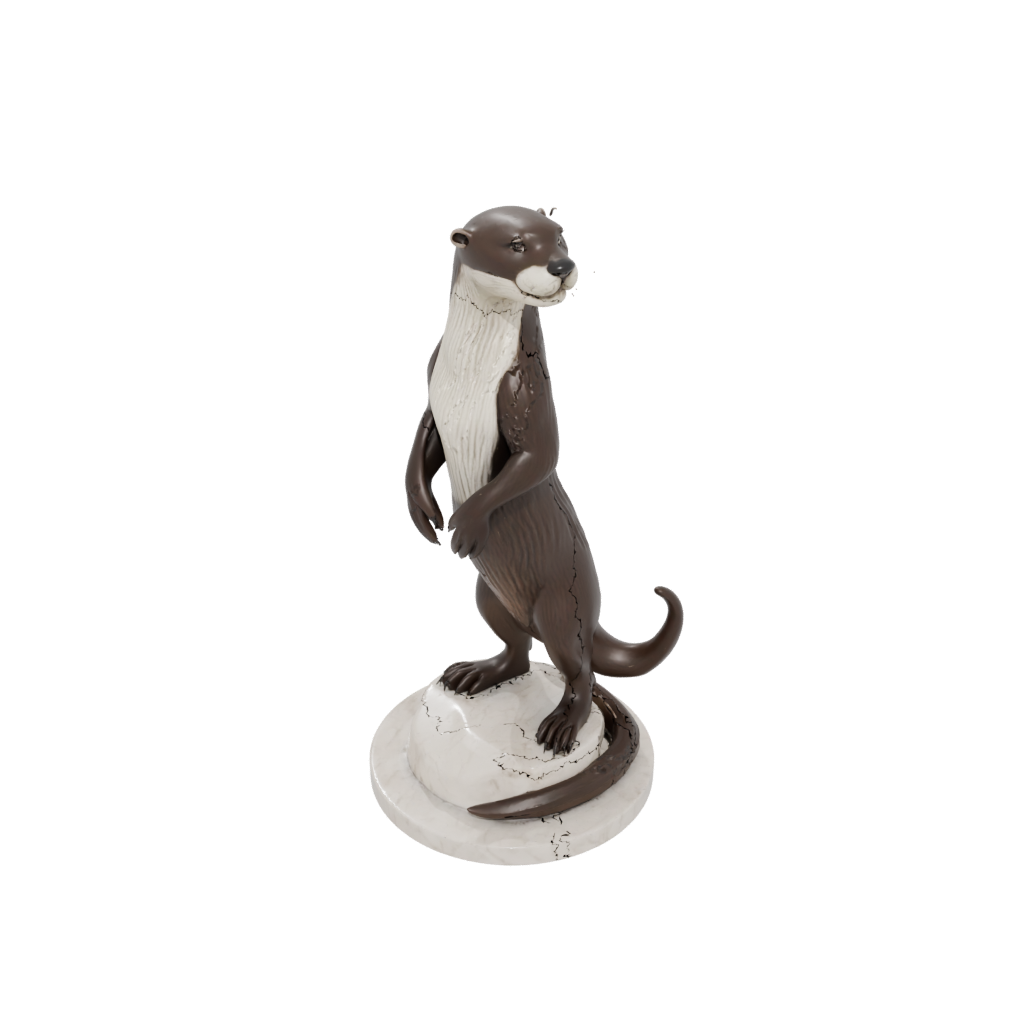 Marble Armored Flexi River Otter