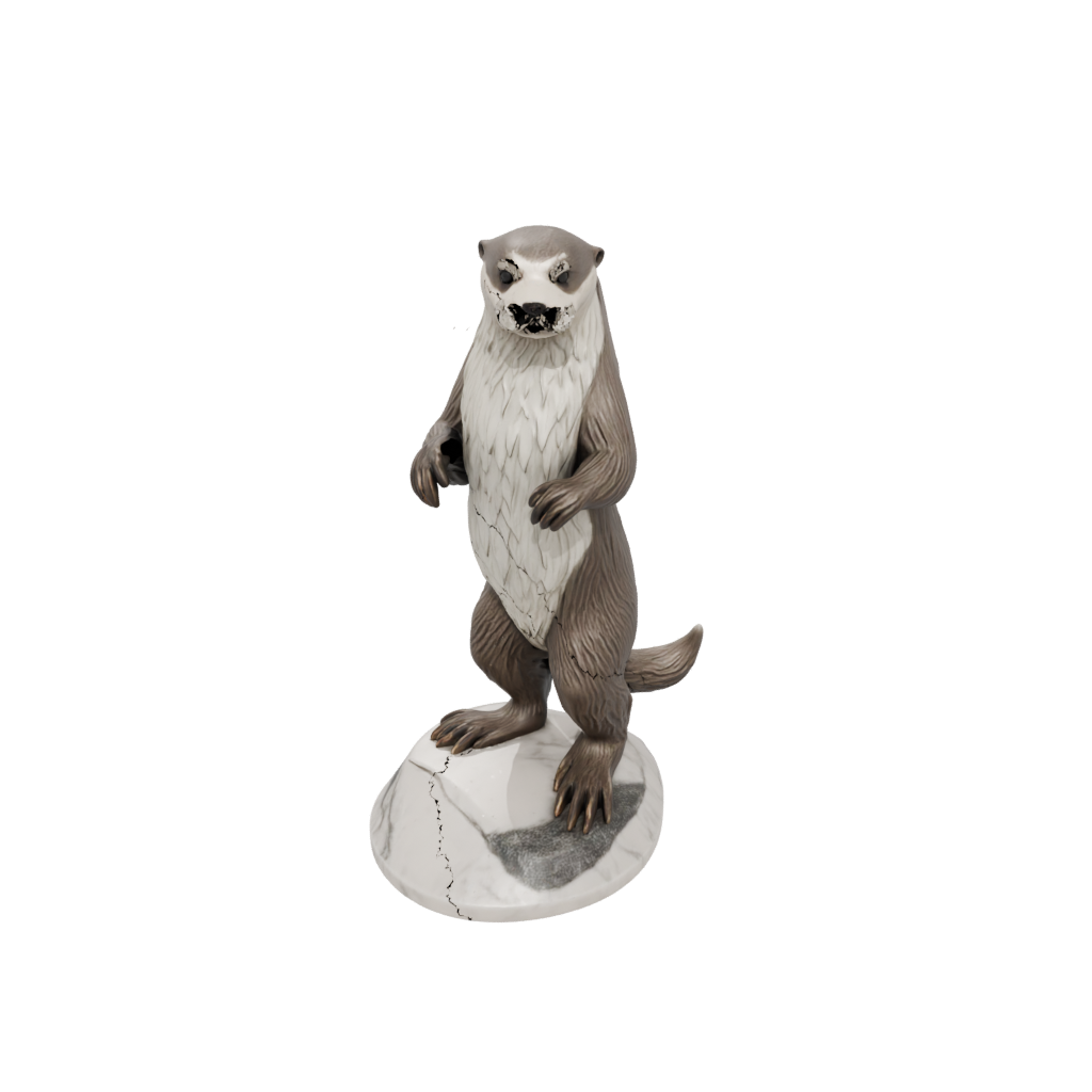 Marble Armored Flexi Sea Otter
