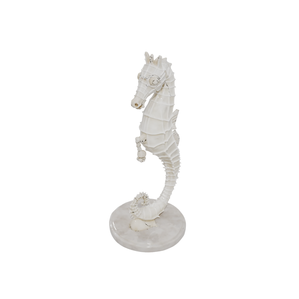 Marble Armored Flexi Seahorse