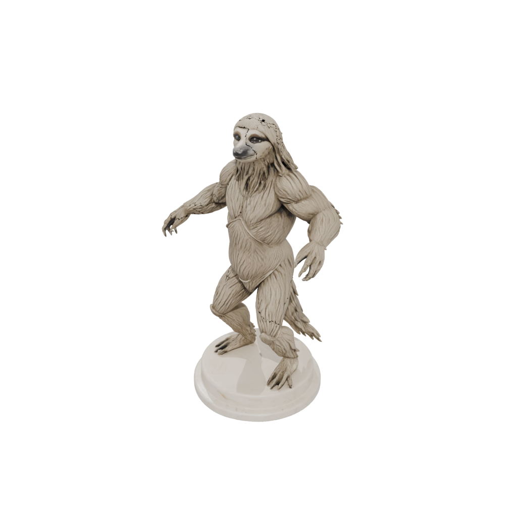Marble Armored Flexi Sloth