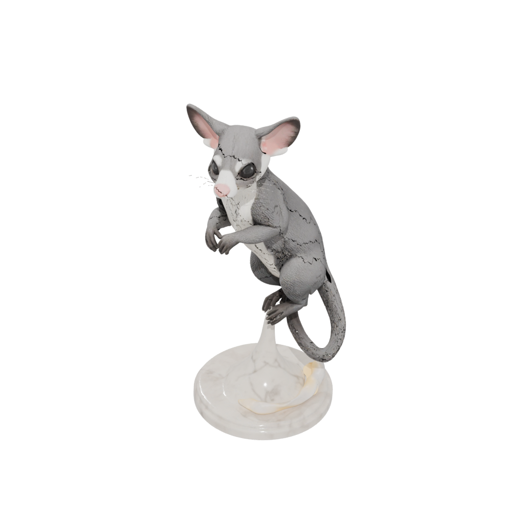 Marble Armored Flexi Sugar Glider