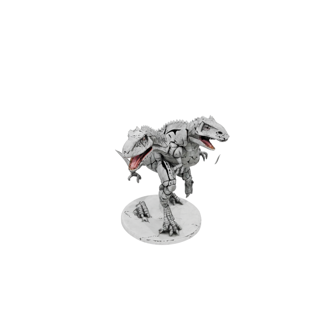 Marble Armored Flexi Tyrannosaurus Rex