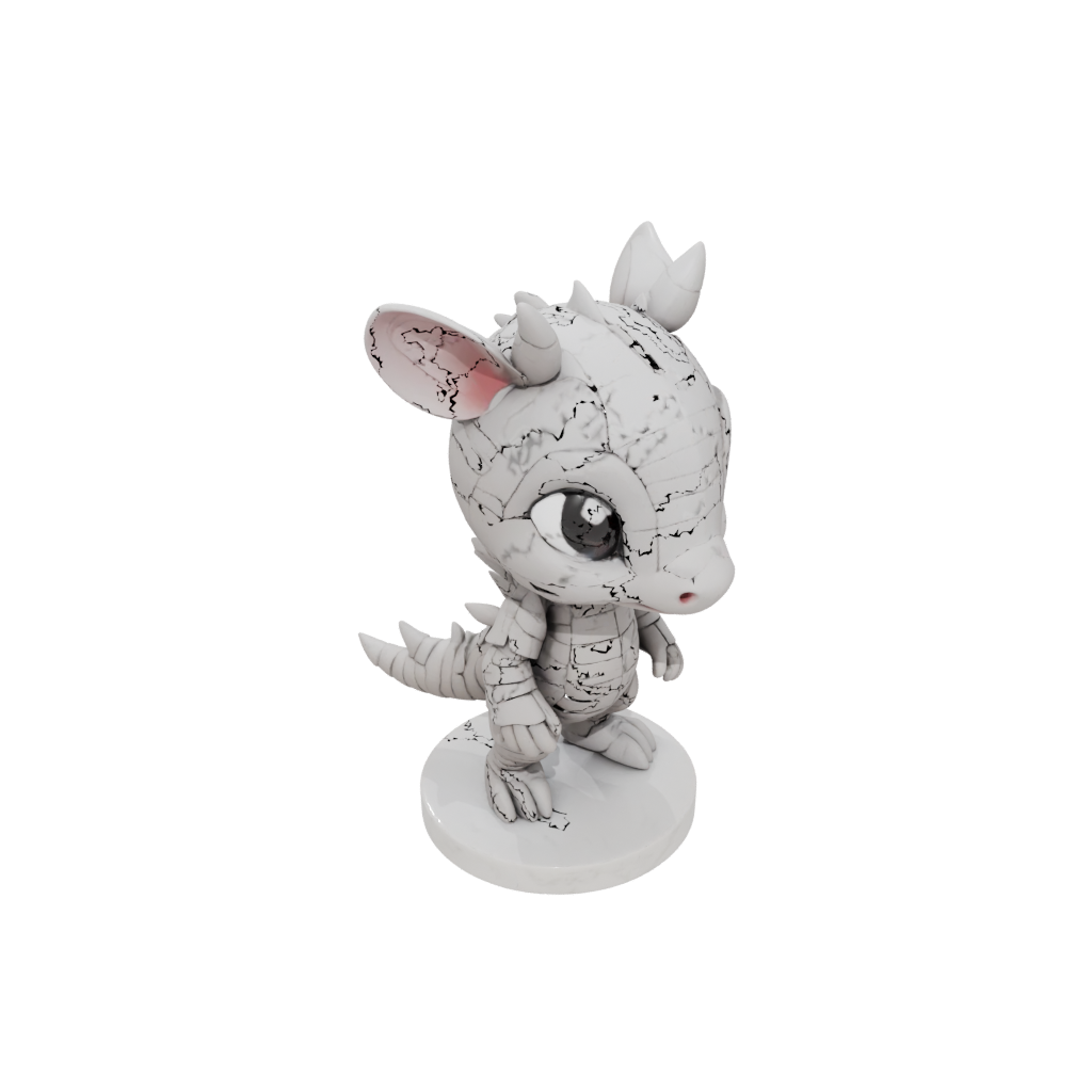 Marble Chibi Flexi Armadillo
