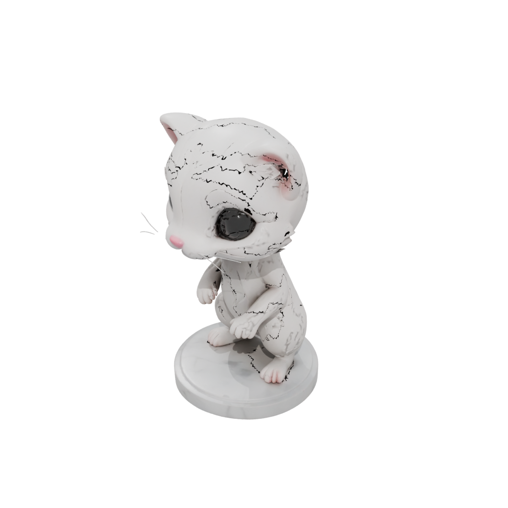 Marble Chibi Flexi Ferret