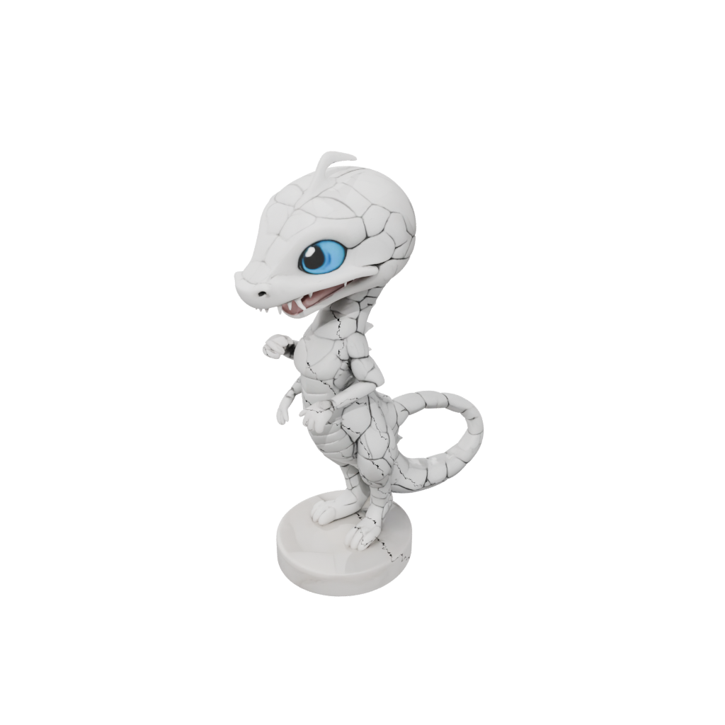 Marble Chibi Flexi King Cobra