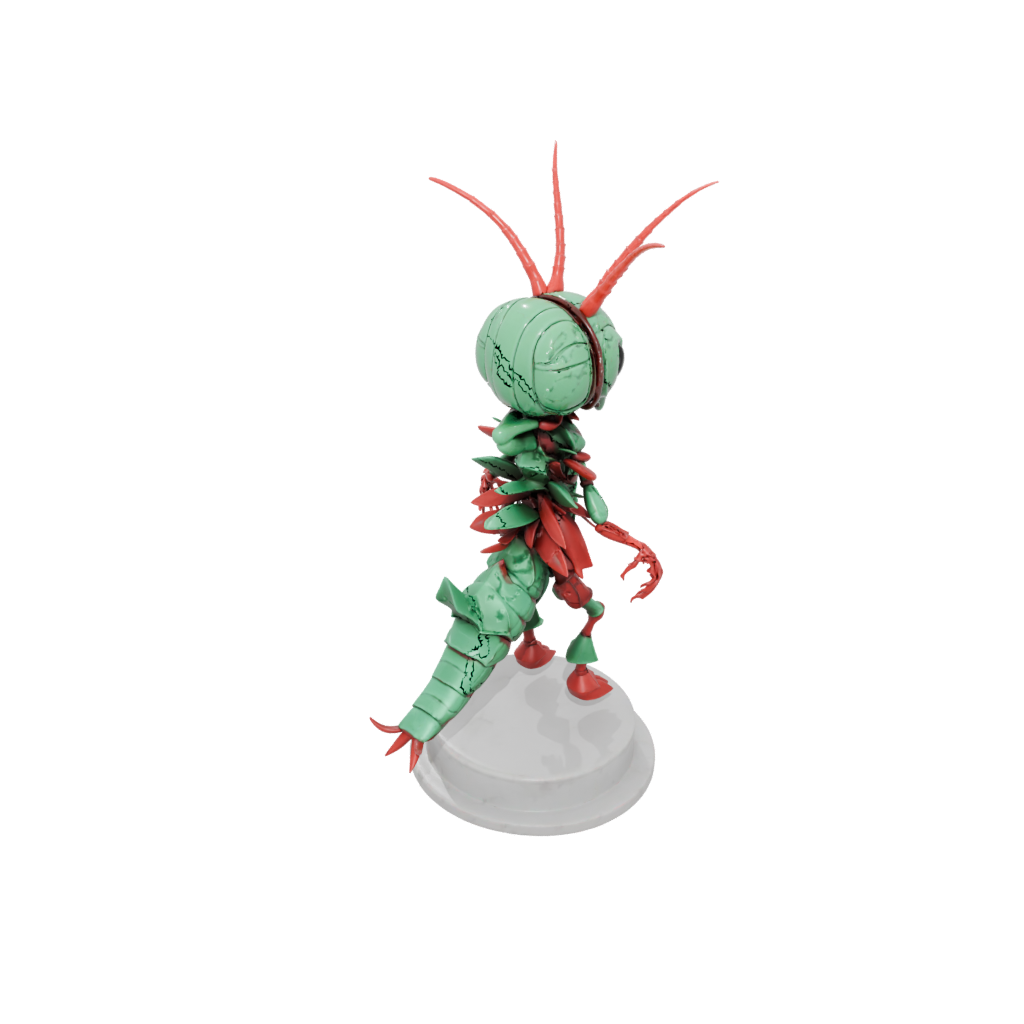 Marble Chibi Flexi Mantis Shrimp