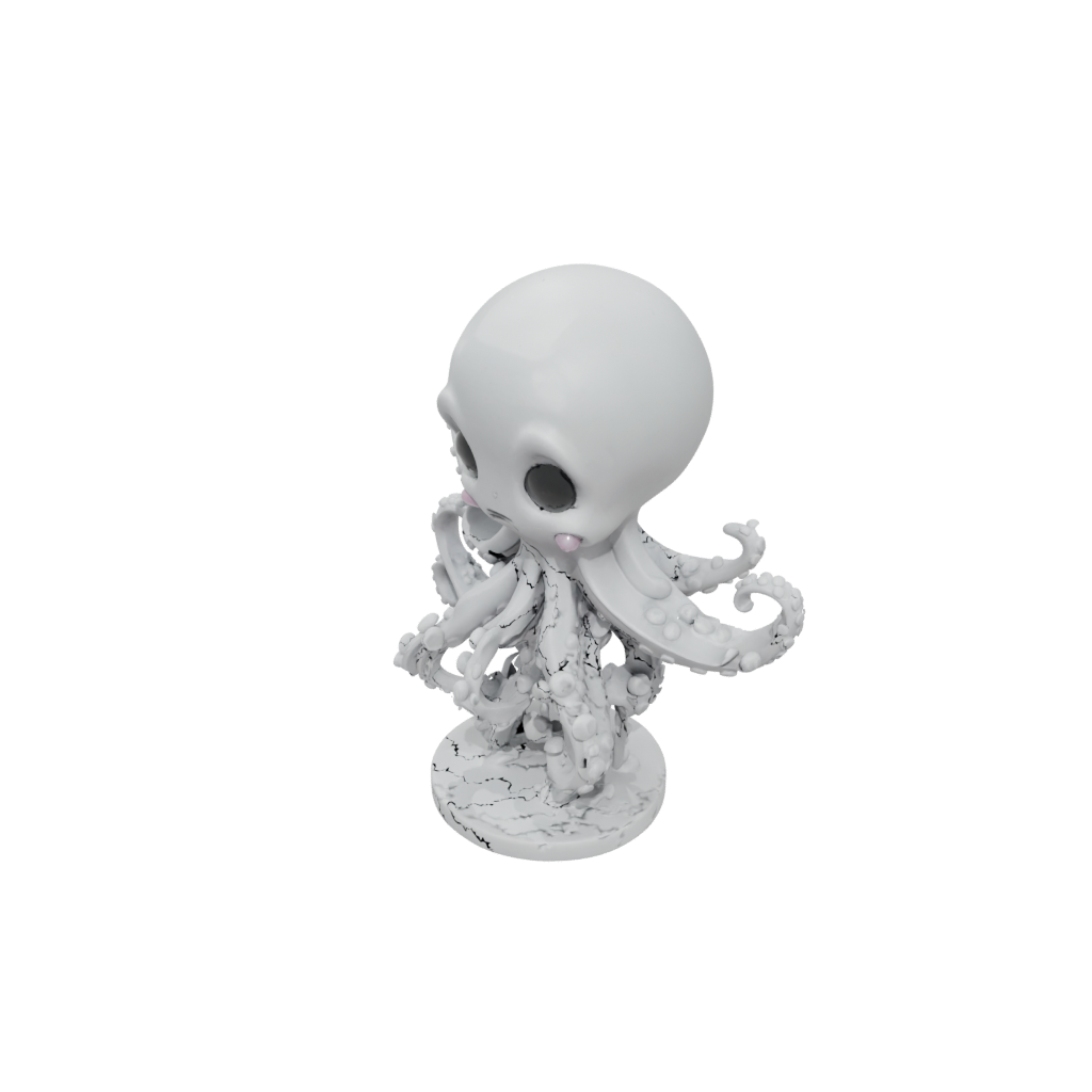 Marble Chibi Flexi Octopus