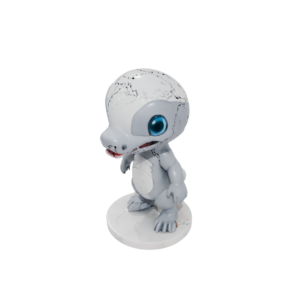 Marble Chibi Flexi Platypus