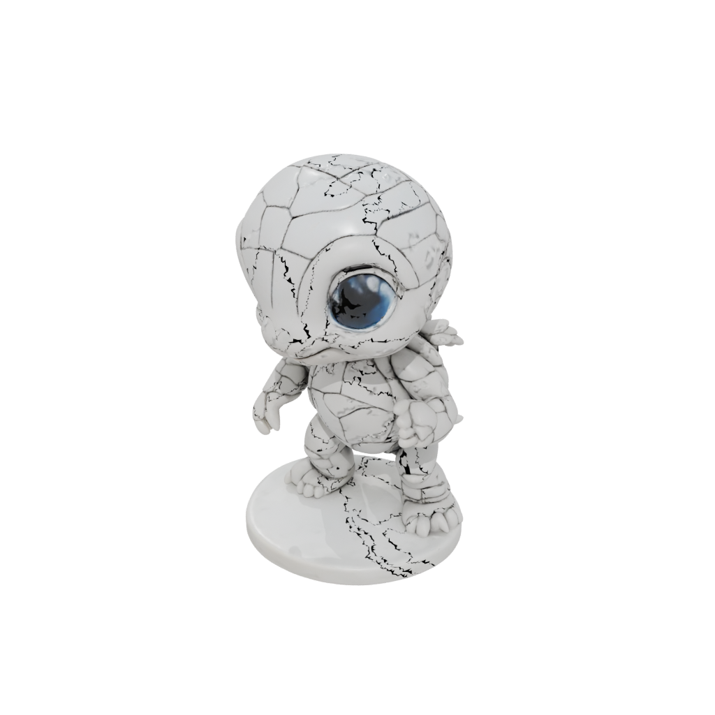 Marble Chibi Flexi Sea Turtle