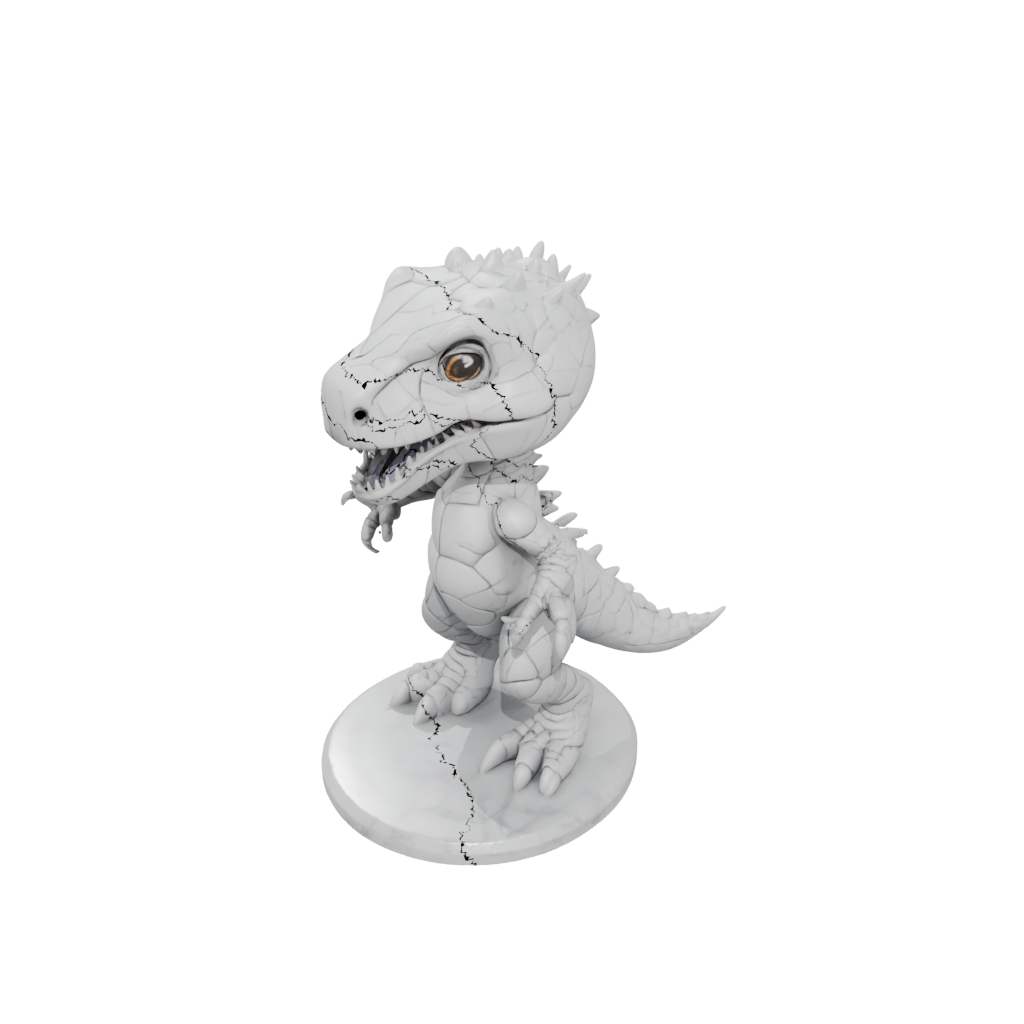 Marble Chibi Flexi Tyrannosaurus Rex