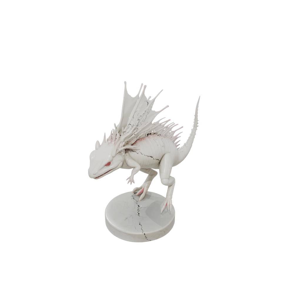 Marble Flexi Axolotl