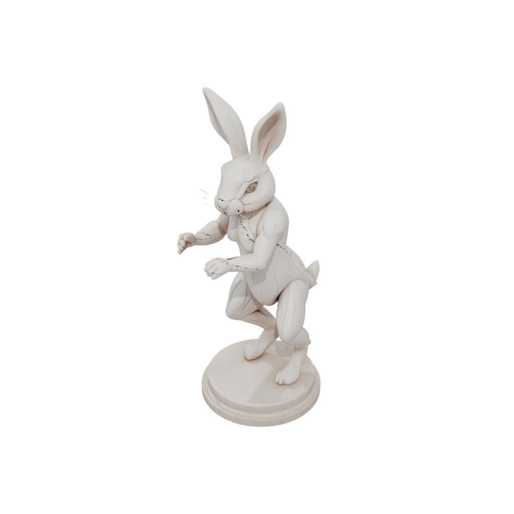 Marble Flexi Bunny Rabbit